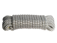 Polyester Dock Line - White/Black (20mm x 15m)