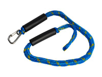 Shock Dock Line with S/S Carabina – Blue/Black (3/8“x4’)