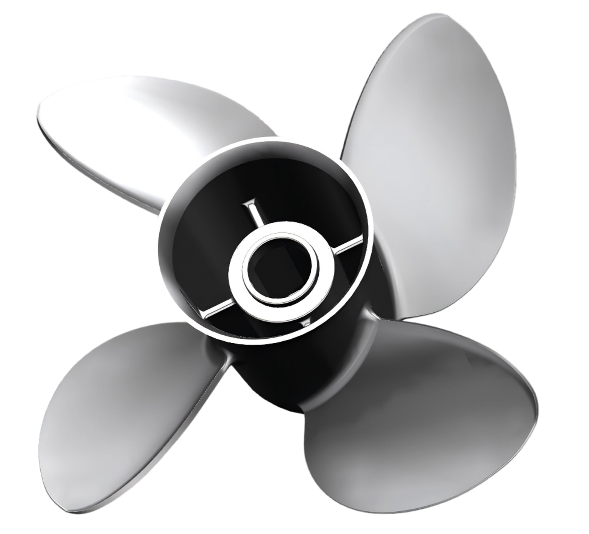 Polastorm Stainless Steel POLEAX 13" x 17" 4-Blade Propeller (RH)