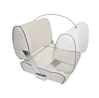 ST45 Two-Way Flip-Back Padded Seat (Mid Grey / Dark Grey)