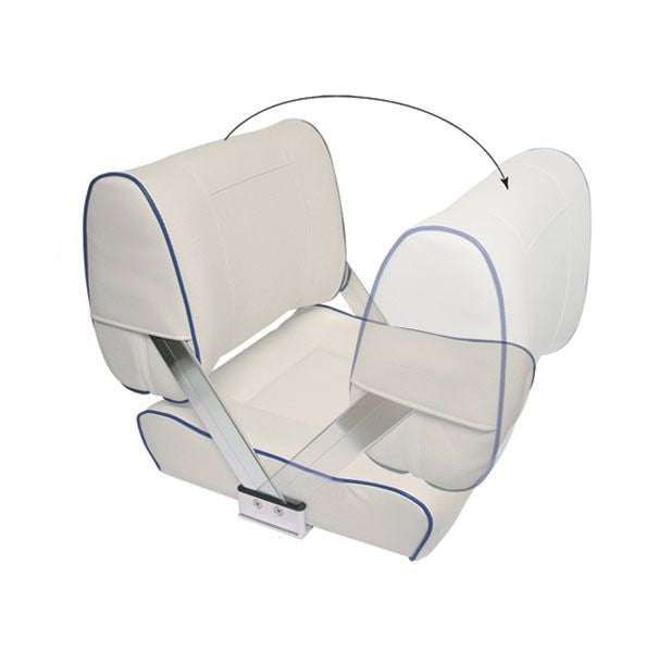 ST45 Two-Way Flip-Back Padded Seat (Mid Grey / Dark Grey)