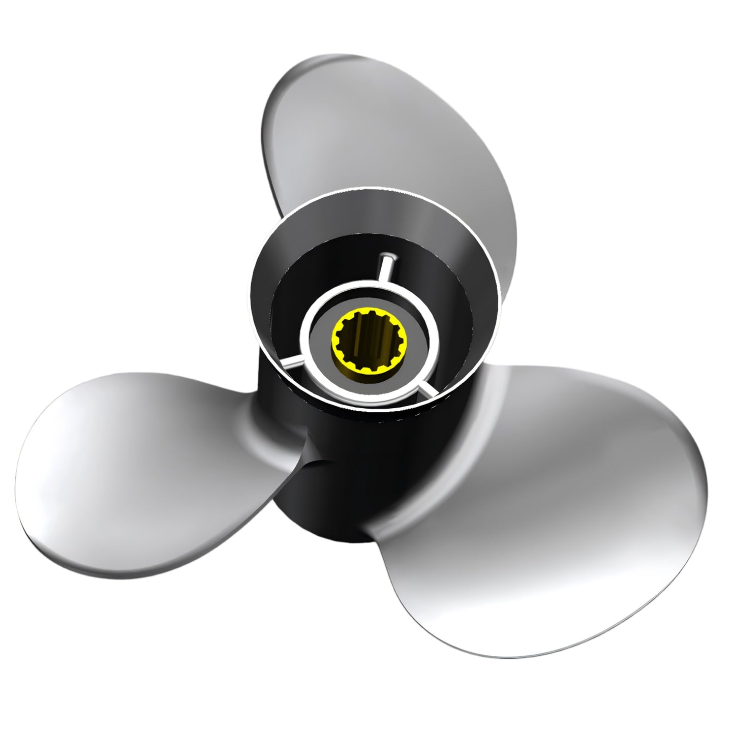 Polastorm Stainless Steel 11 1/4" x 15" 3-Blade Propeller (RH)