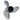 Polastorm Stainless Steel POLEAX 13 1/2" x 20" 3-Blade Propeller (RH)