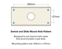 ST45 Two-Way Flip-Back Padded Seat (Mid Grey / Dark Grey)