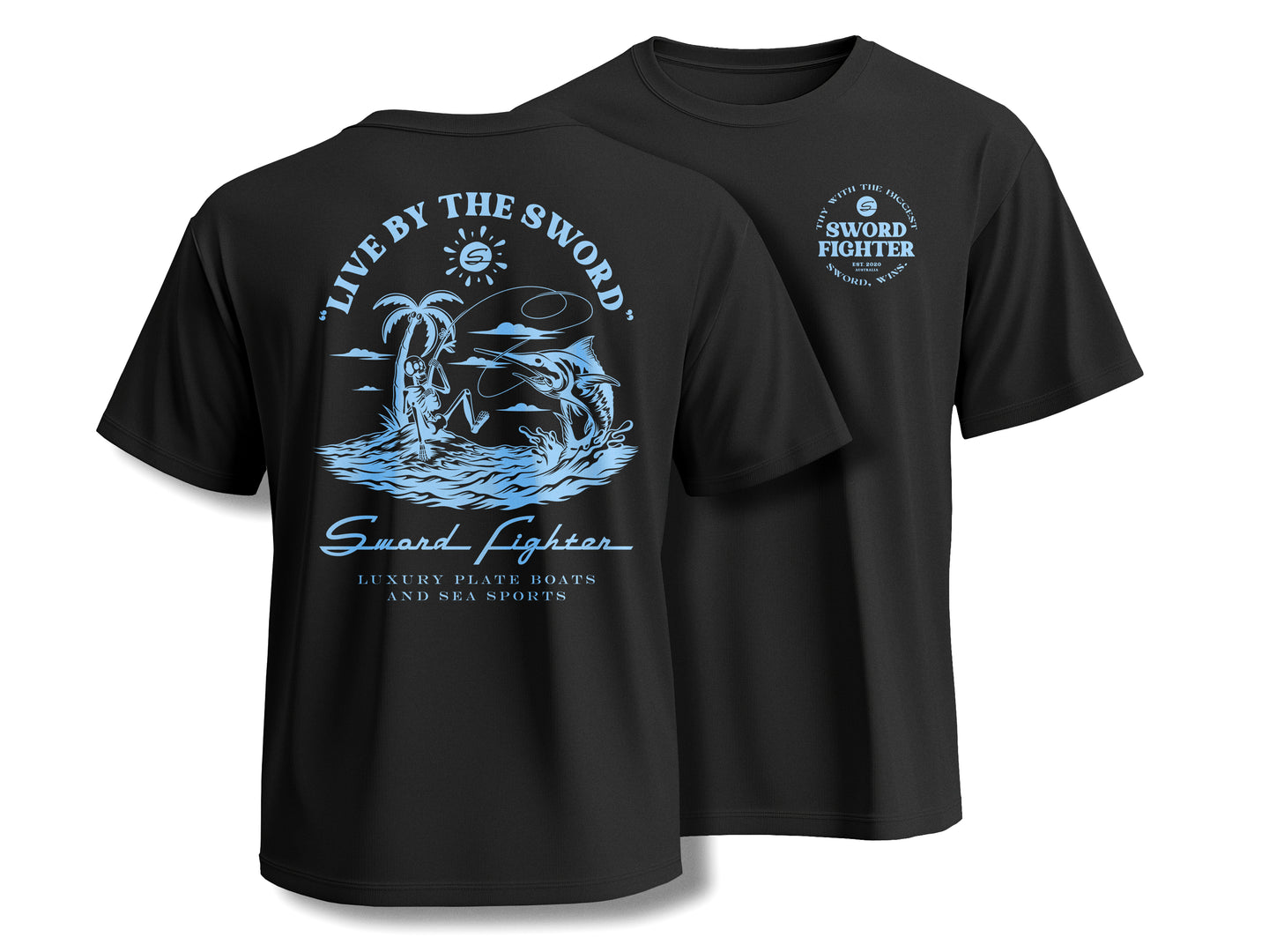 "Live by the Sword" T-Shirt - Black
