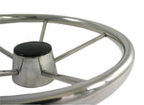 Steering Wheel Stainless Steel 5 Spoke - 340mm