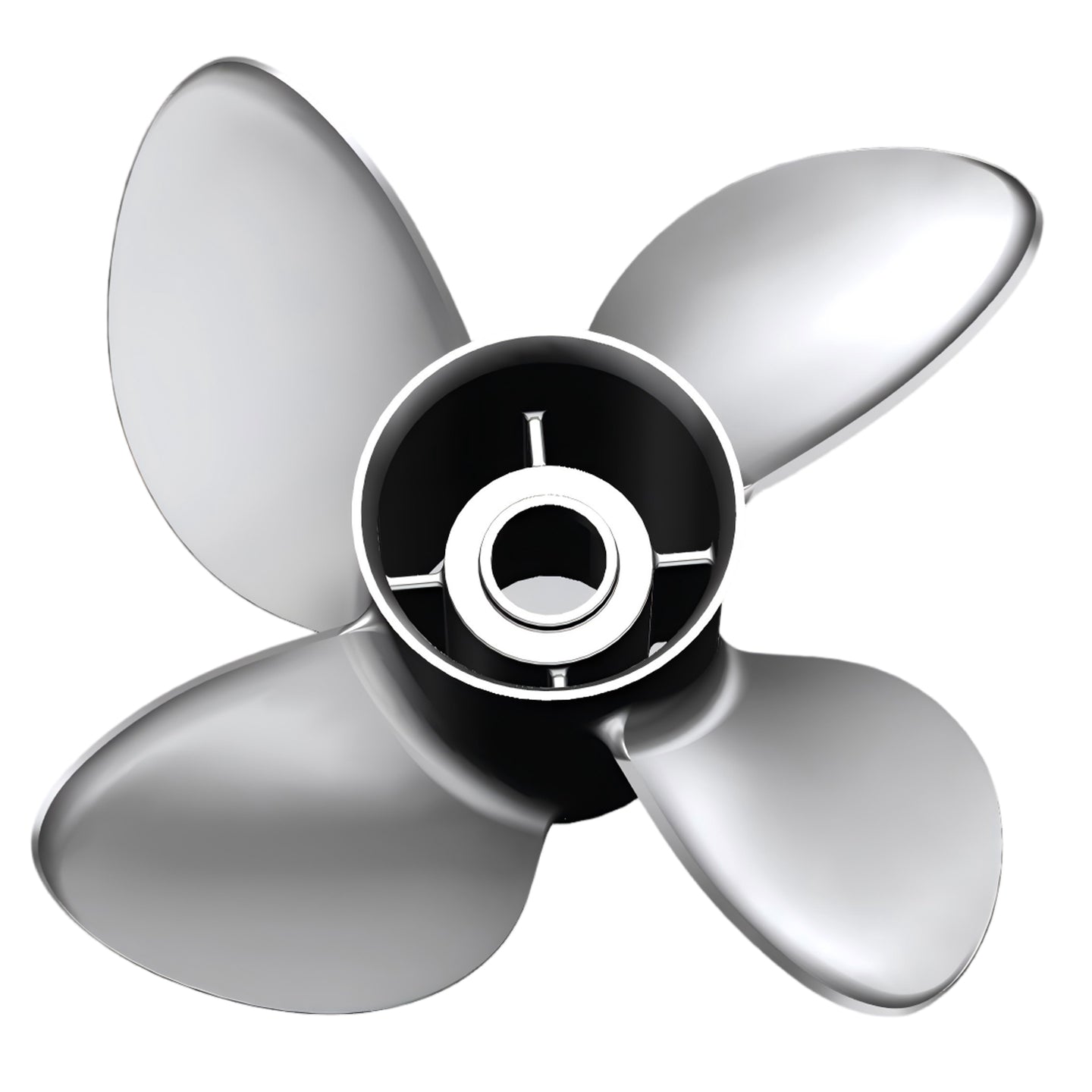 Polastorm Stainless Steel POLEAX 15 1/4" x 22" 4-Blade Propeller (LH)