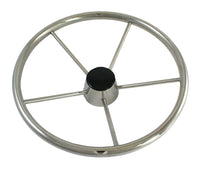 Steering Wheel Stainless Steel 5 Spoke - 280mm