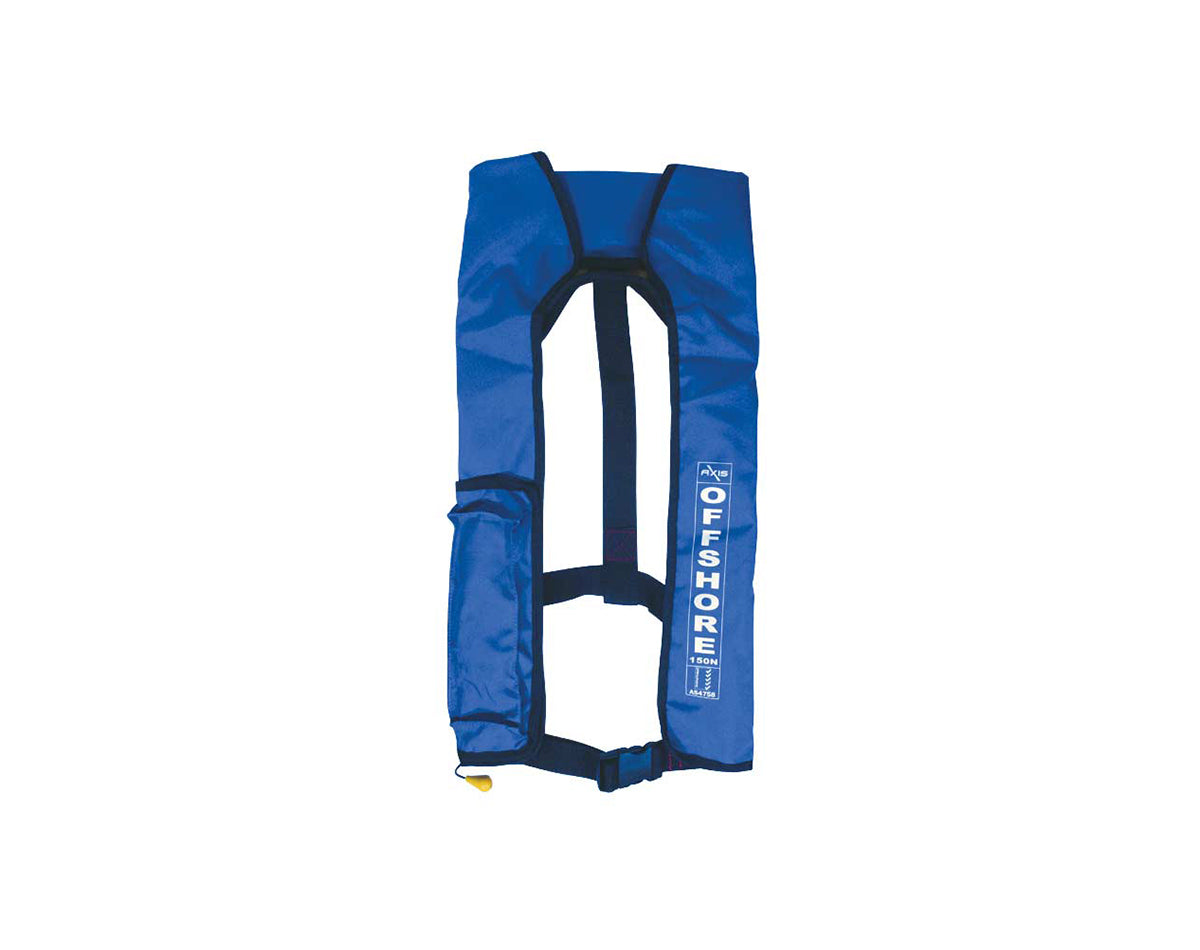 AXIS Offshore 150 Manual Inflatable Life Jacket [Blue]