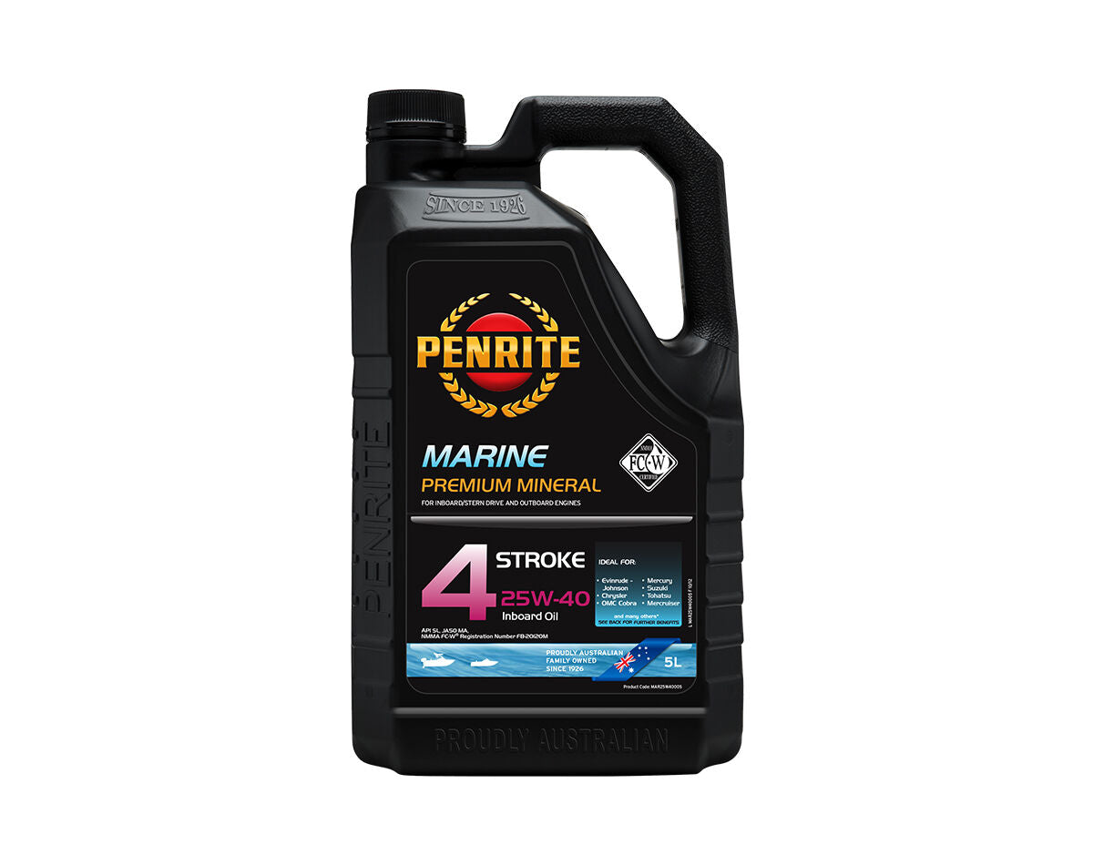 Penrite Marine 4-Stroke Mineral Oil 25W-40 - 5L