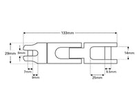 AnchorX Double Swivel Connector Suits 6-8mm
