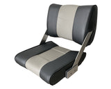 ST45 Two-Way Flip-Back Padded Seat (Mid Grey / Dark Grey)
