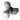 Polastorm Stainless Steel 10 1/8" x 13" 3-Blade Propeller